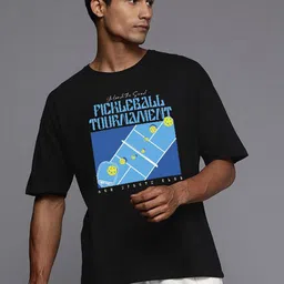 HRX by Hrithik Roshan Men Graphic Printed Round Neck T-shirt-image-77