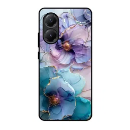 QRIOH Floral Printed Poco X7 Pro 5G Back Case Mobile Accessories-image-83