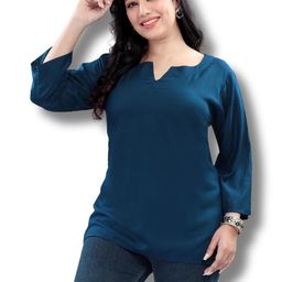 Avantrys Women Solid Kurti-image-55
