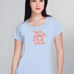 SZN Women Typography Printed T-shirt-picture-49