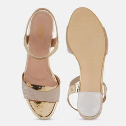 Anouk Party Block Sandals with Buckles image 4