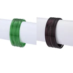 1ST TIME Set Of 24 Green Alloy Bangles-picture-23
