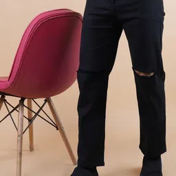 Metronaut Men Classic Slash Knee Jeans-picture-7