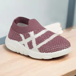 Lil Lollipop Kids Woven Design Slip-On Sneakers-image-80