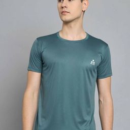 Triple Dot Men Solid Round Neck T-shirt-image-95