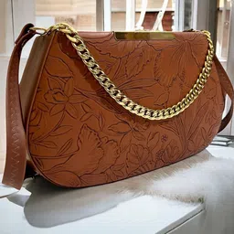 SKORPIO Textured PU Structured Handheld Bag with Quilted image 5