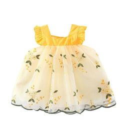 StyleCast x Revolte Girls Floral Print Knee Length Square Neck Balloon Dress-50