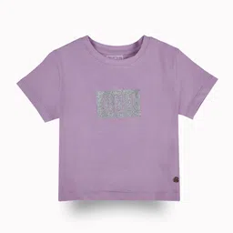 Gini and Jony Embellished Print Cotton Crop Top-55