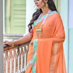 Anouk Rustic Poly Chiffon Saree image 2