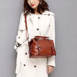 DressBerry PU Structured Shoulder Bag-40