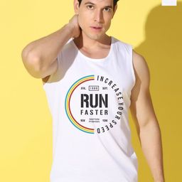 WOOSTRO Pack Of 2 Printed Combed Cotton Gym Vests VWS26(RUN WHITE)(98 WHITE)-image-52