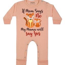 Arvesa My Mamu Will Say Yes Printed Bodysuit-image-60