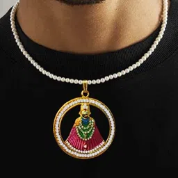 Utkarsh Unisex Stainless Steel Circular Pendant-picture-12