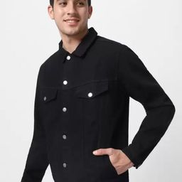 Moda Rapido Spread Collar Denim Jacket-picture-10