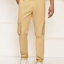 Indian Needle Men Relaxed Slim Fit Easy Wash Cargos-picture-36