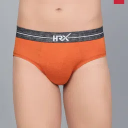 HRX by Hrithik Roshan Pack Of 2 Mid Rise Basic Briefs HRX_BRF_002_OR_RD_2PC-picture-50