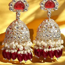 Anouk Dome Shaped Jhumkas Earrings-image-14