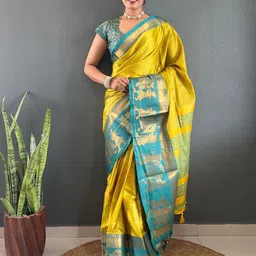 DIVASTRI Woven Design Zari Saree-picture-39
