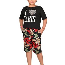 BAESD Girls Printed Capris-image-62