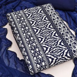 Moda Rapido Geometric Printed Unstitched Dress Material-picture-44