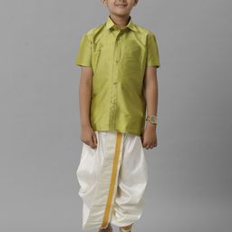 Ramraj Boys Shirt with Dhoti Pants-image-32