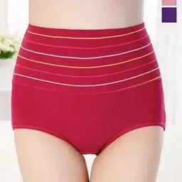 SHREE GANESH FASHION Women Pack Of 3 High-Rise Hipster Briefs 2076 GR-MR-RD 003 M-picture-40
