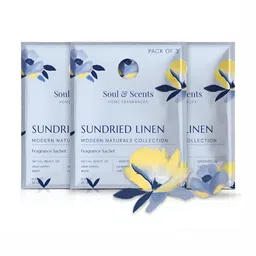SOUL & SCENTS Pack of 3 Sundried Fragrance Sachet 20g Each-14
