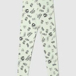max Girls Printed Skinny Fit Leggings-image-65