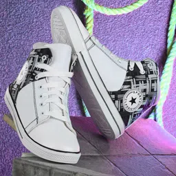 DressBerry Women Round Toe Lace-Up Sneakers-23