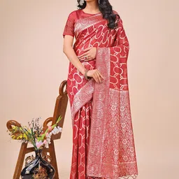 DIVASTRI Women Woven Design Saree-picture-20