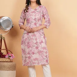 KALINI Women Floral Printed Floral Kurta-20