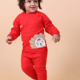 MAMA AND PEACHES Unisex Kids Printed Night suit-image-86