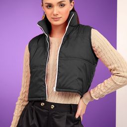 Kotty Women Insulator Crop Puffer Jacket-image-62