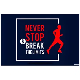 Inephos Navy Blue & Red Paper Wall Posters-image-89