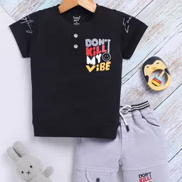 Toonyport Girls Printed T-Shirt With Shorts-image-57