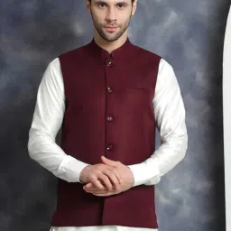 Men Solid Nehru Jacket-picture-18