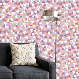 ArtzFolio Printed UV-Resistant Anti-Bacterial Mosaic Triangles Peel & Stick Wallpaper-image-24