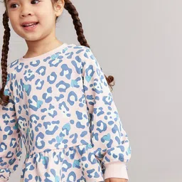 mothercare Girls Leopard Printed Sweatshirt-image-93