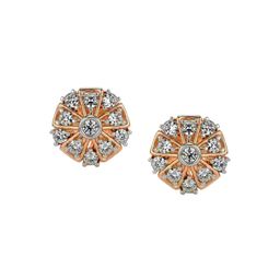 VALANOVA 14K Rose Gold Certified 0.28Ct Lab Grown Diamond Earrings-picture-42