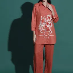 FFU Shirt Collar Neck Tunic With Trousers Co-Ords-image-9