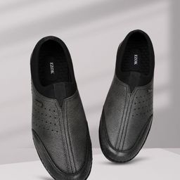 EZOK Men Leather Slip-On Sneakers-image-87