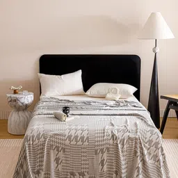 JC HOME Grey AC Room Single Bed Quilt-image-96