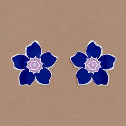 Nipura Floral Studs Earrings-3