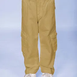 KiddoPanti Boys Relaxed Fit Mid-Rise Wrinkle Free Cotton Cargos-picture-11