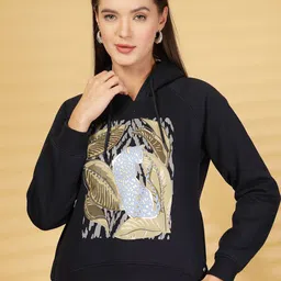 Juelle Women Printed Hooded Sweatshirt-image-61