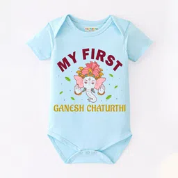 BLUSHES Infants Printed Pure Cotton Round Neck Bodysuit-image-47