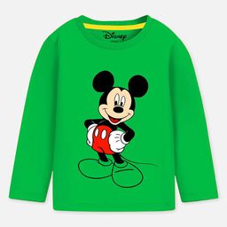 YK Disney Boys Pack Of 4 Mickey & Friends Graphic Printed Cotton Regular T-shirt-picture-2