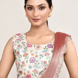 Manu Designer Embroidered Saree Blouse-image-17
