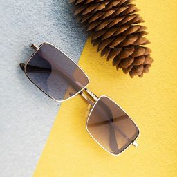 Provogue Unisex Square Sunglasses With UV Protected Lens PRG-V3253-2