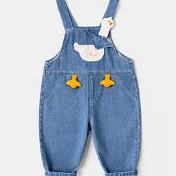 LULU & SKY Unisex Kids Denim Applique Dungarees-picture-21